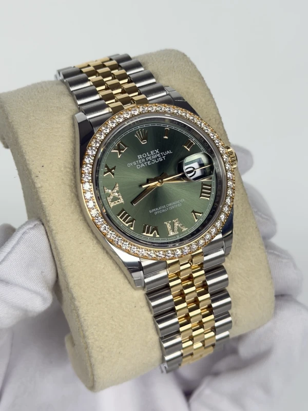 Rolex 36 mm, Oystersteel, yellow gold and diamonds 126283rbr-0011 2