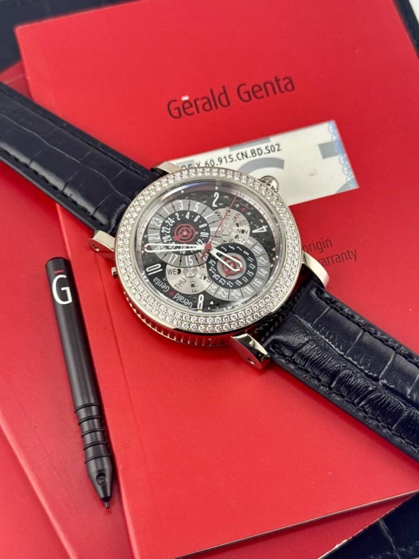 Gerald Genta Arena Perpetual Calendar GMT AQG.Y.66.915.CN.BD.S02 3