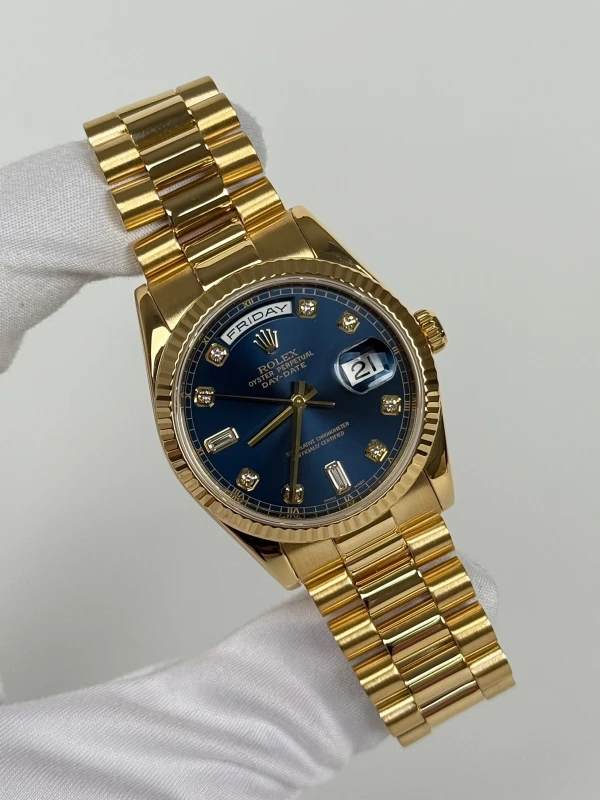 Rolex 36 mm, yellow gold 118238-0394 2