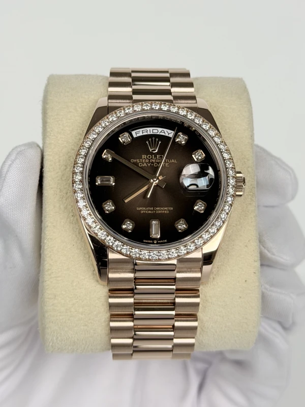 Rolex 36mm Everose Gold 128345rbr-0040 2