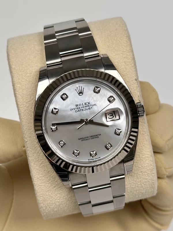 Rolex 41 mm, Oystersteel and white gold 126334-0019 3