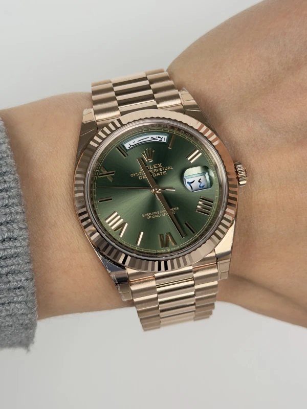 Rolex 40 mm Everose Gold 228235 Arabic 5