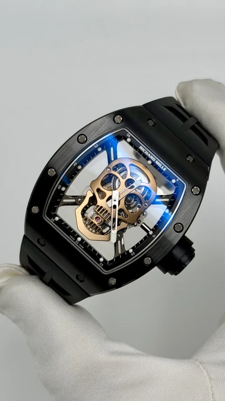 Richard Mille Skull Tourbillon Gold RM 52-01 AN CA-TZP 3