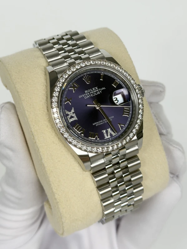 Rolex Datejust 36mm Steel and White Gold 126284rbr-0013 2