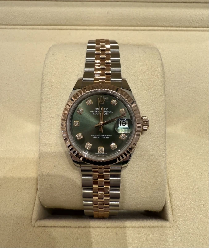Rolex 28 mm Steel and Everose Gold 279171-0007 2