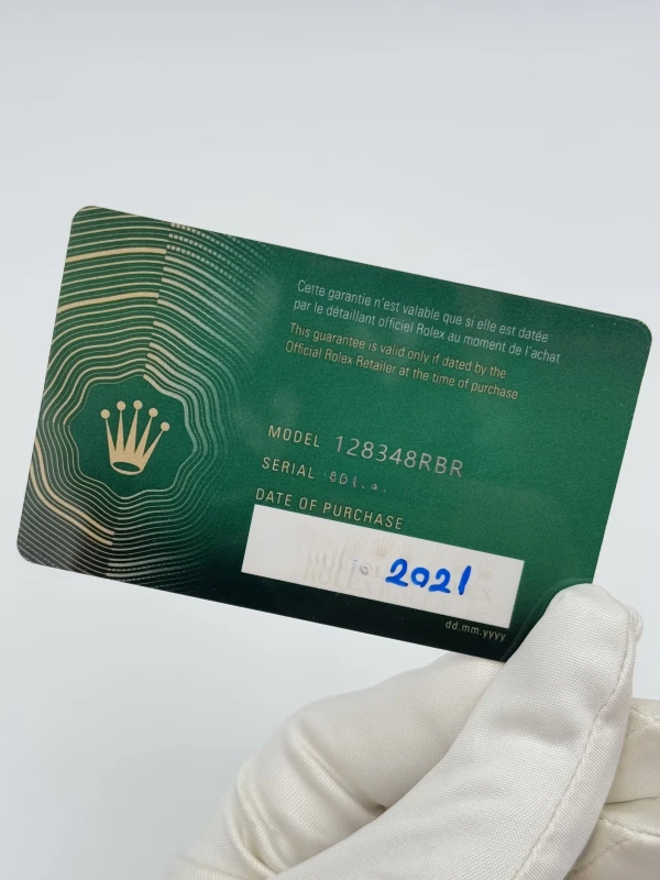 Rolex 36mm Yellow Gold 128348RBR 6