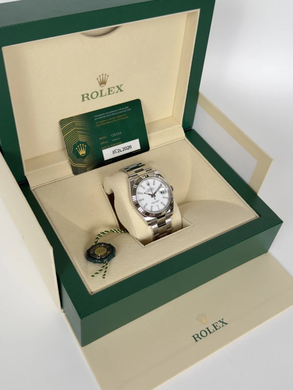 Rolex 41 mm, Oystersteel and white gold 126334-0009 5