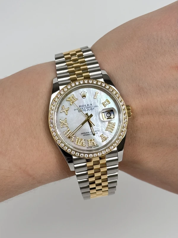 Rolex 36 mm Diamonds 126203 FIX 8