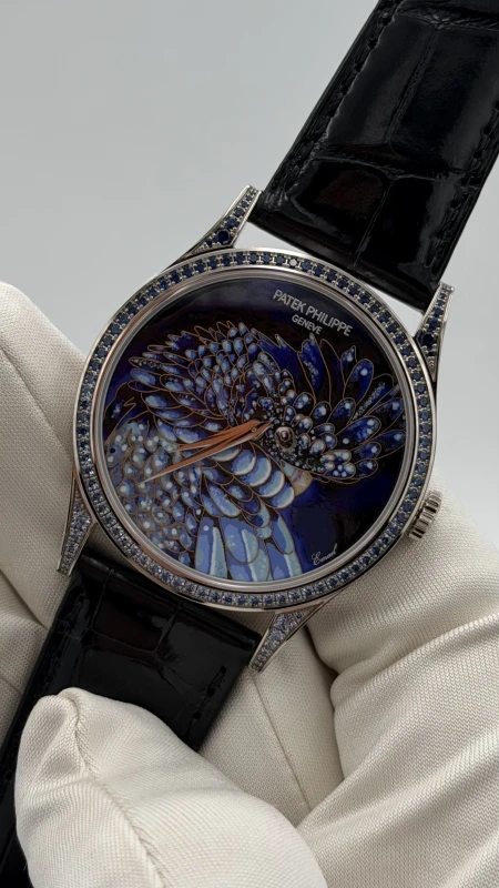 Patek Philippe Cloisonne Cacatoes Blue 5077/214G-001 4