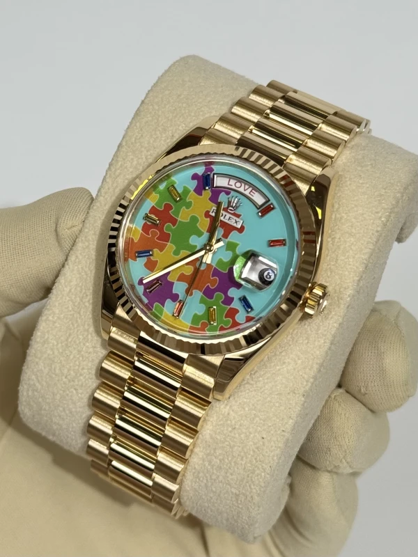Rolex 36mm Yellow Gold 128238 puzzle 3