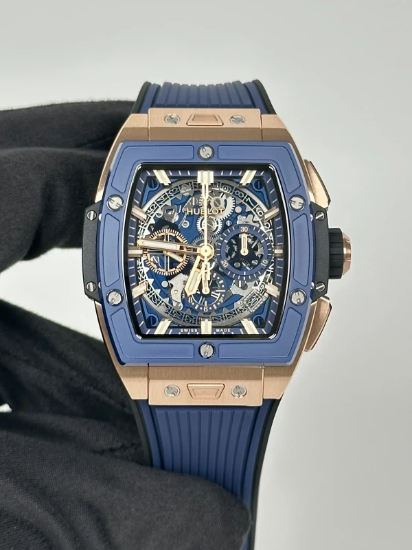 Hublot KING GOLD BLUE CERAMIC 642.OL.7180.RX 2