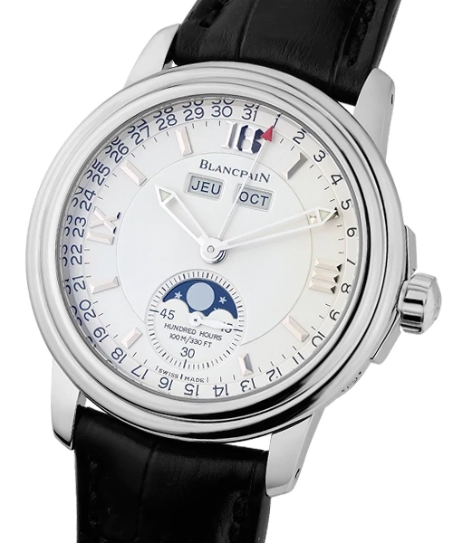 Complete Calendar Moonphase 18K White Gold