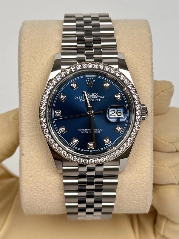 Rolex 36mm Steel and White Gold 126284rbr-0029 2