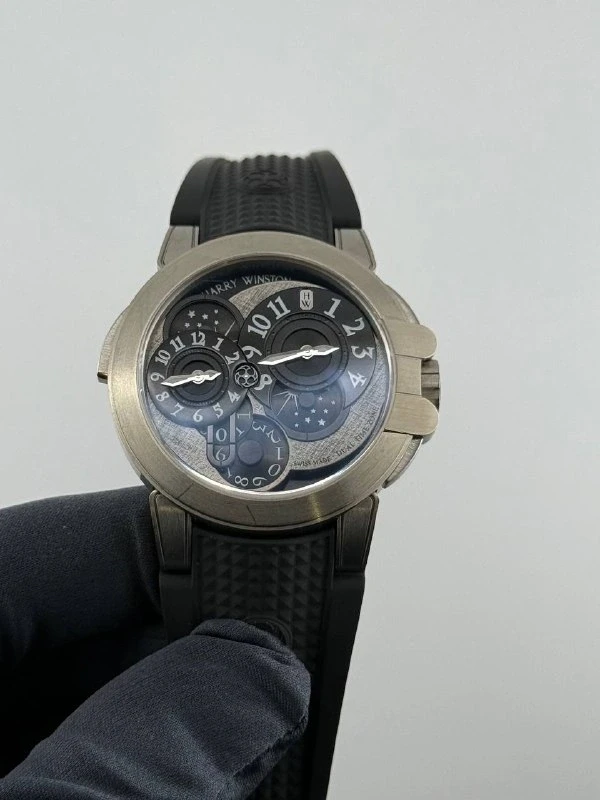 Harry Winston Collection Dual Time Monochrome OCEATZ44ZZ008 4