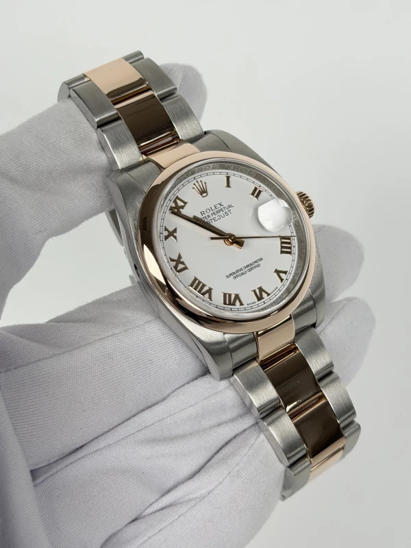 Rolex 36mm Steel and Everose Gold 116201-0093 2