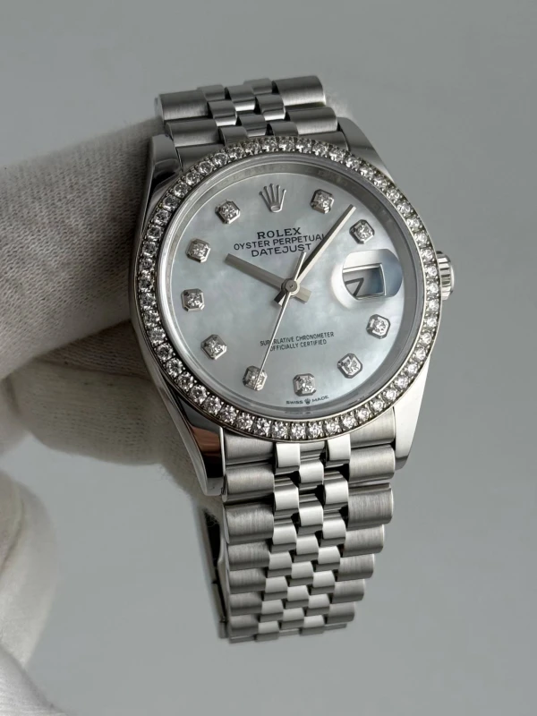 Rolex 36mm Steel and White Gold 126284rbr-0011 3