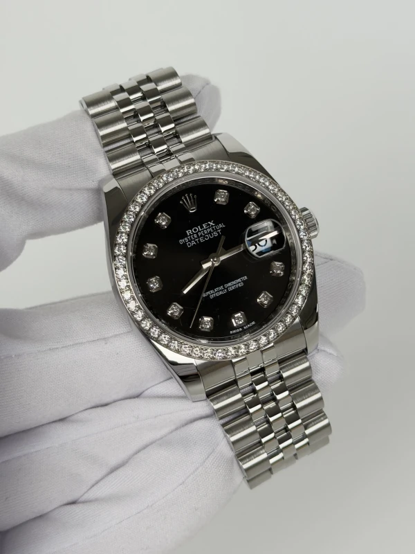 Rolex 36 mm, Oystersteel, white gold and diamonds 116244-0014 2