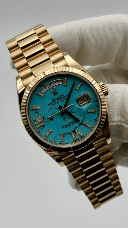 Rolex 36mm Yellow Gold 128238-0071 3