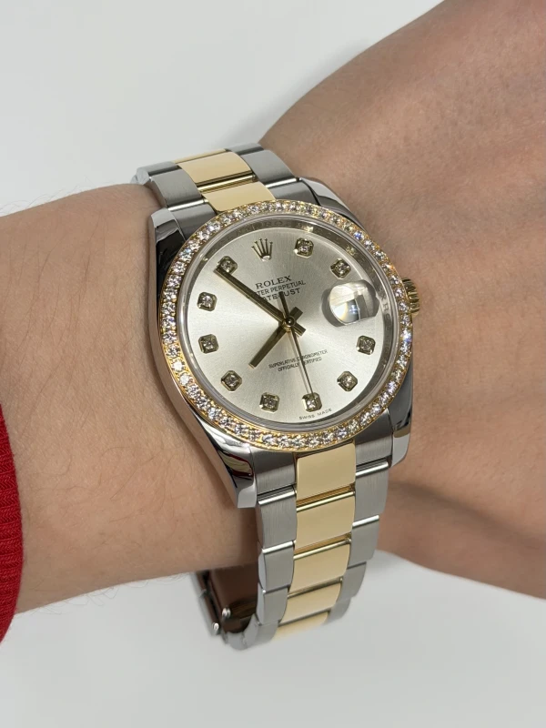 Rolex 36mm Steel and Yellow Gold 116243 5
