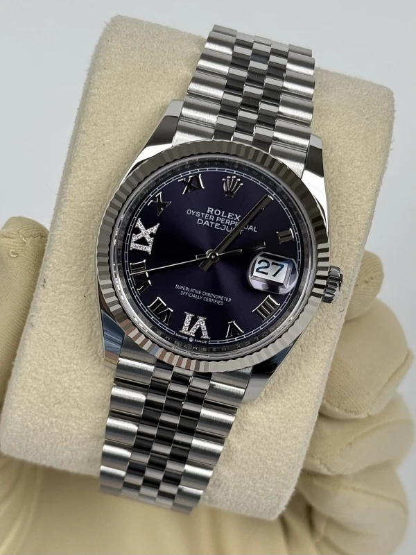 Rolex 36mm Steel and White Gold 126234-0021 4