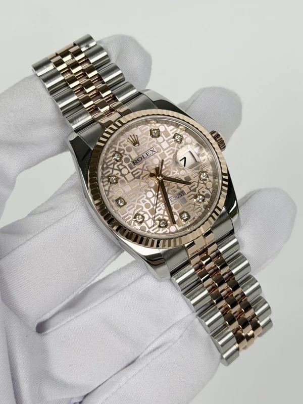 Rolex 36mm Steel and Everose Gold 116231-0058 2