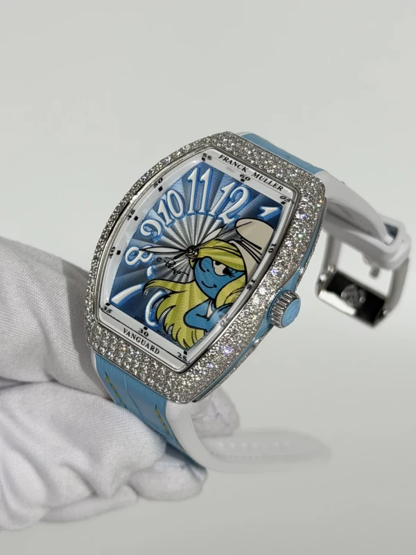 Franck Muller Vanguard Smurfette Blue V 32 SC AT FO D SMURFETTE (DIAMOND) 3