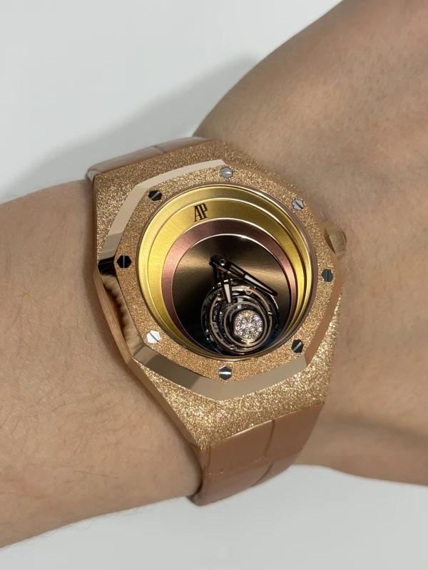 Audemars Piguet Concept Frosted Gold Flying Tourbillon 38.5 mm 26630OR.GG.D626CR.01 7