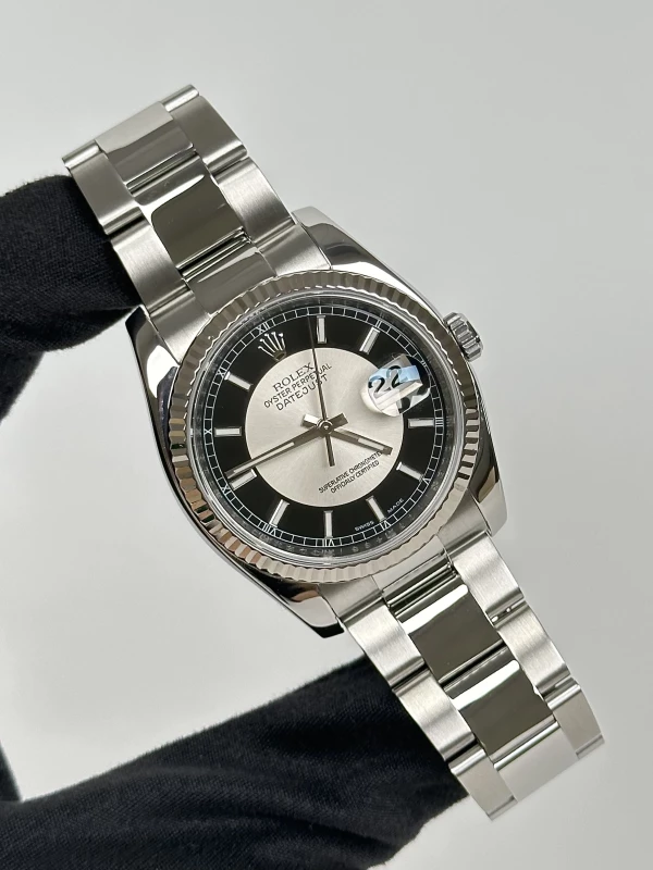 Rolex Datejust 36mm Steel and White Gold 116234 stbkso 2