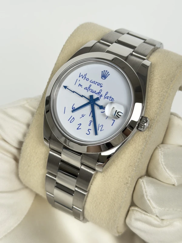Rolex Perpetual 41 MM STEEL Who Cares  126300 Who Cares 3