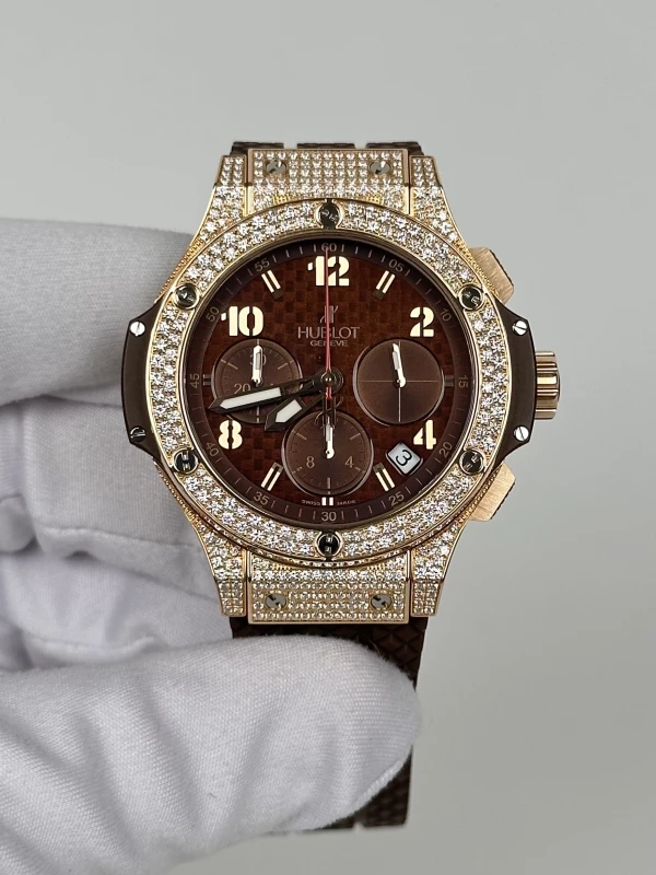 Hublot  Red Gold Cappuccino Diamonds 341.PC.1007.RX.094 2