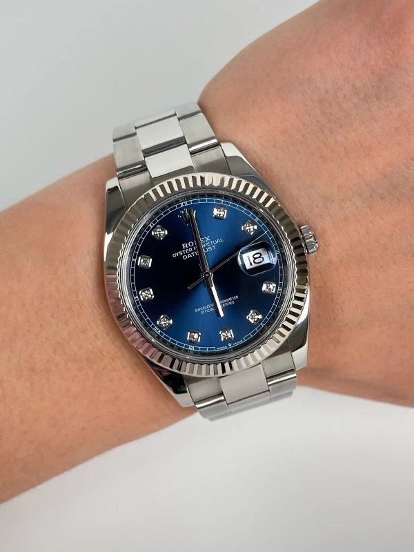 Rolex 41 mm, steel and white gold 126334-0015 7