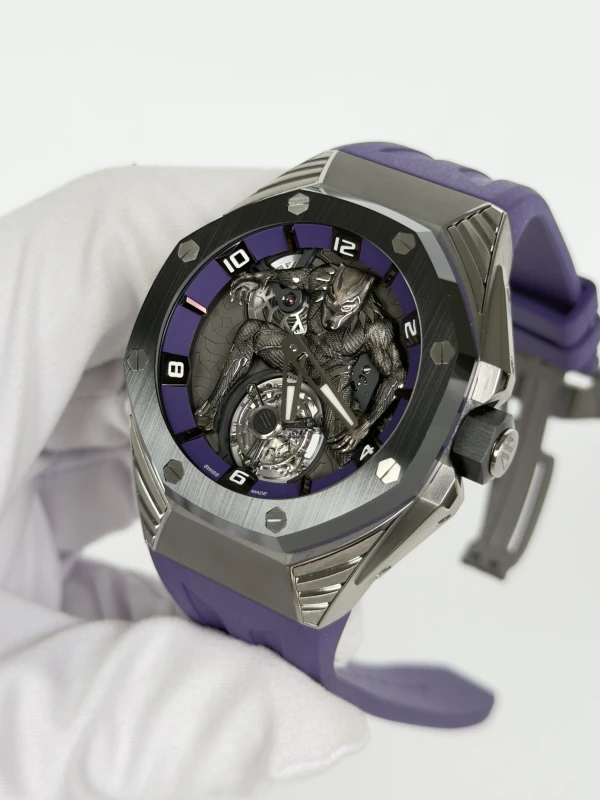 Audemars Piguet Concept Marvel Black Panther Flying Tourbillon 26620IO.OO.D077CA.01 4