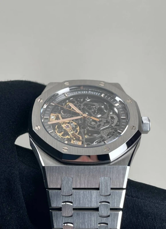 Audemars Piguet Double Balance Wheel Openworked  15407ST.OO.1220ST.01 4