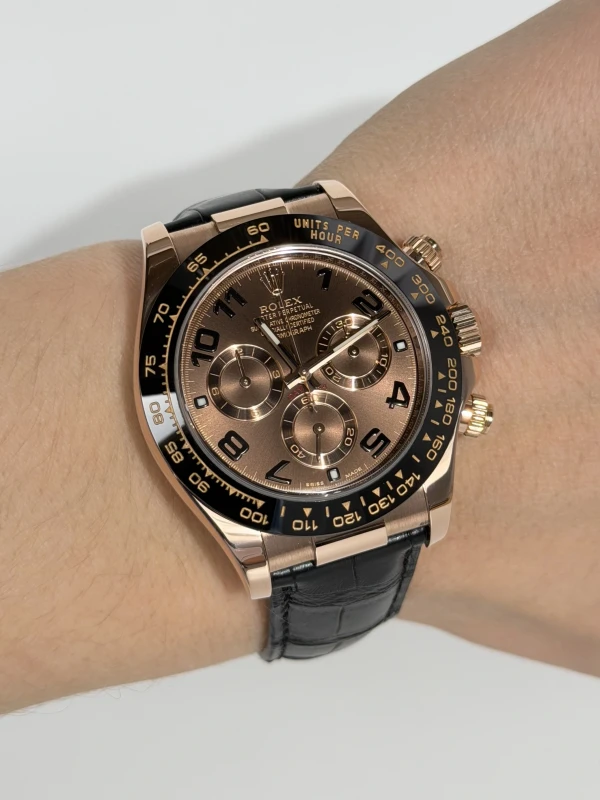 Rolex Cosmograph 40mm Everose Gold 116515 Chocolate Brown 6
