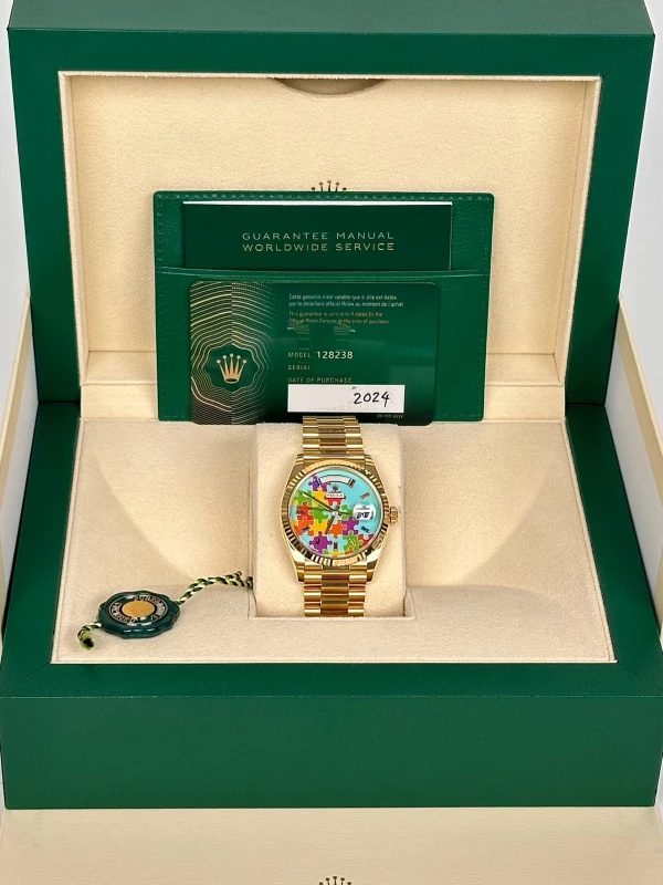 Rolex 36mm Yellow Gold 128238 puzzle 5