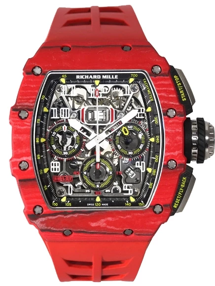 Red TPT NTPT AUTOMATIC FLYBACK CHRONOGRAPH