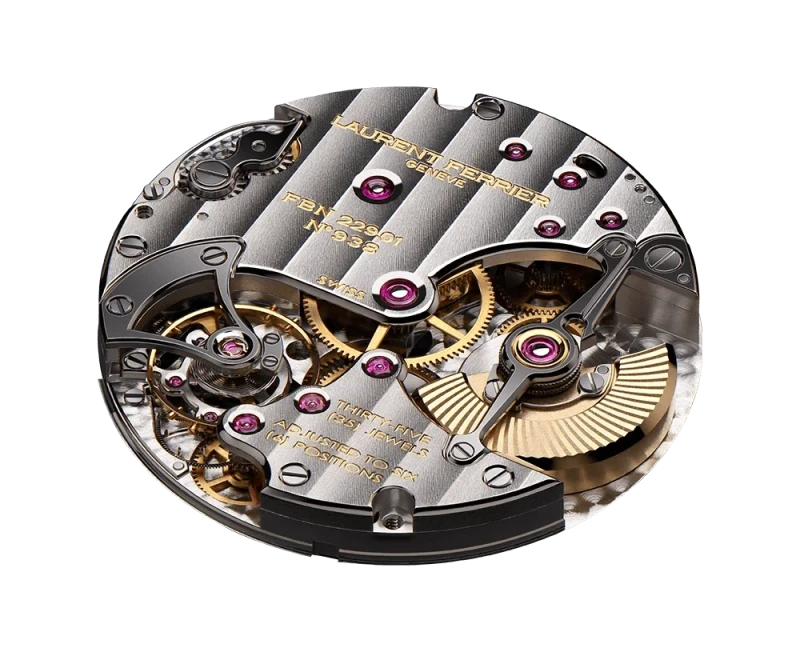 Laurent Ferrier SQUARE MICRO‑ROTOR RETRO SILVERY WHITE LCF013.AC.G3N 6