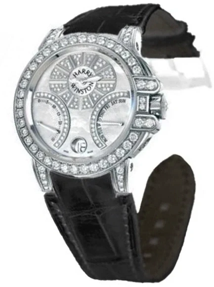 Harry Winston Collection Biretrograde 18k White Gold Automatic 400-UAB136W 1