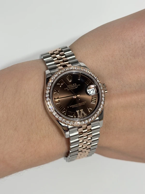 Rolex 31mm Steel and Everose Gold 278381rbr-0006 5