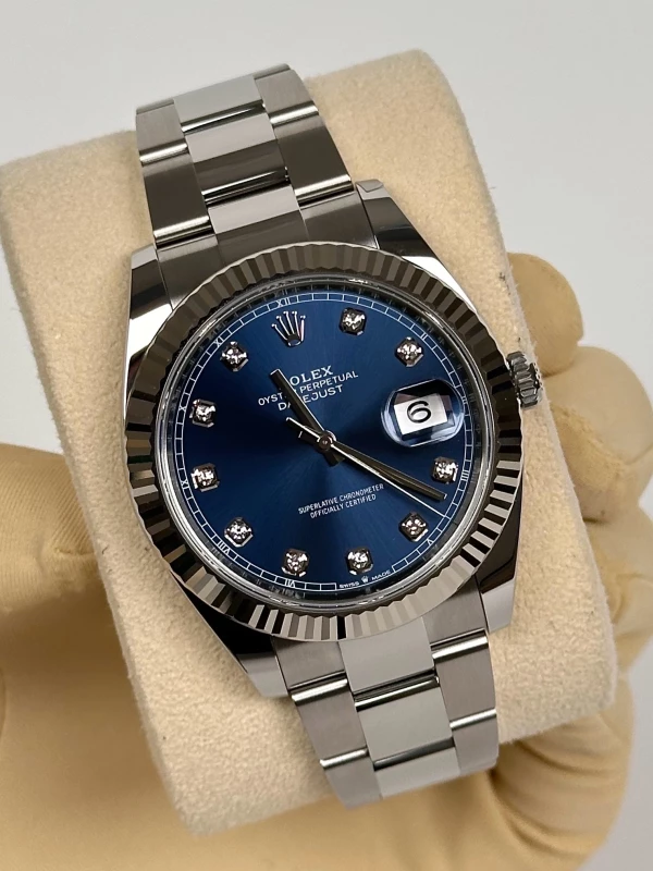 Rolex 41 mm, steel and white gold 126334-0015 3