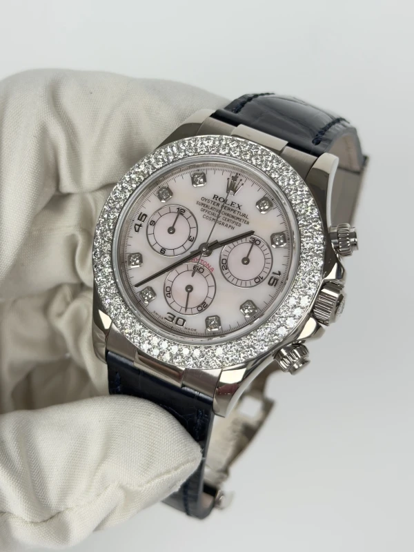 Rolex Cosmograph 40mm White Gold 116519 mopdiaw 3