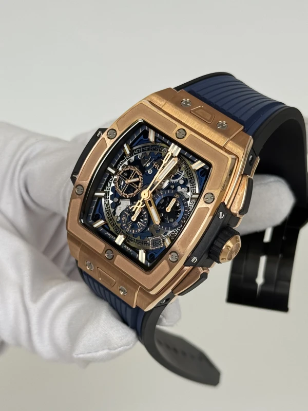 Hublot KING GOLD BLUE 642.OX.7180.RX 4