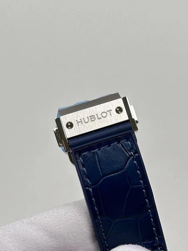 Hublot Steel Blue Diamonds 41mm 341.SX.7170.LR.1204 8