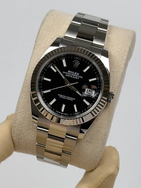 Rolex 41 mm, steel and white gold 126334-0017 4