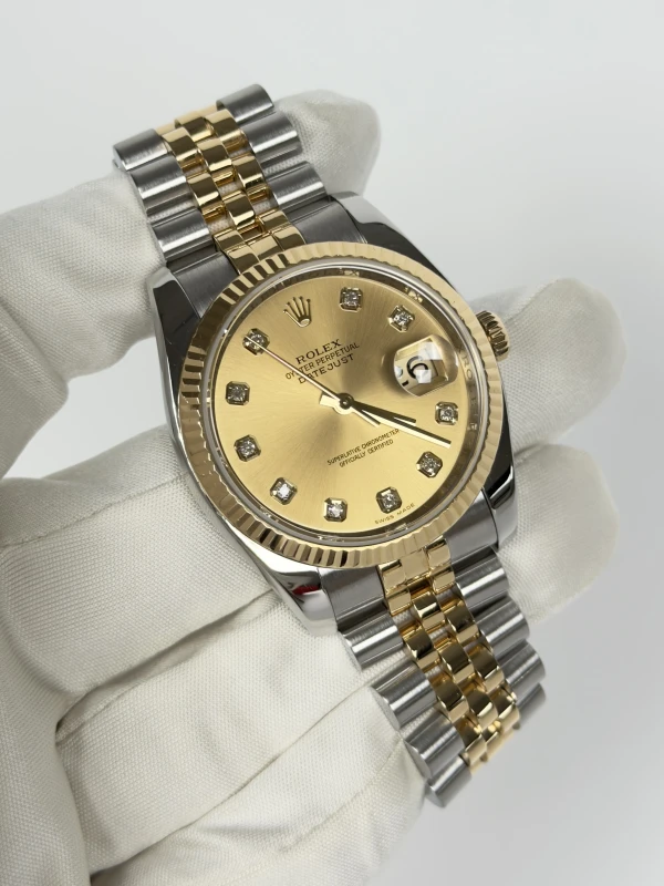 Rolex 36mm Steel and Yellow Gold 16233 chdj 2