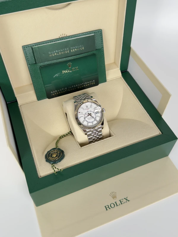 Rolex 42mm Steel and White Gold 336934-0004 5