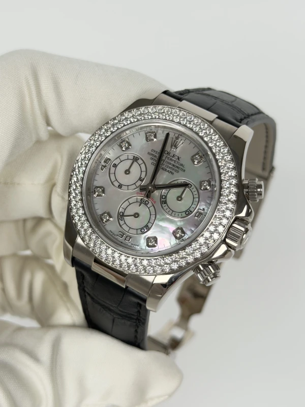 Rolex Cosmograph 40mm White Gold 116589RBR mdw 4