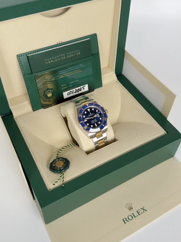 Rolex Date 41 mm Steel and Yellow Gold 126613lb-0002 5