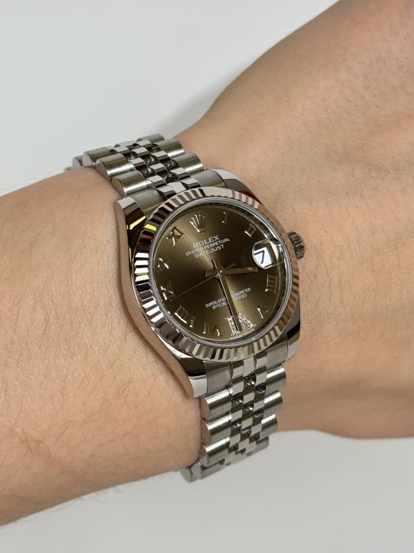 Rolex 31mm Steel and White Gold 178274-0090 5