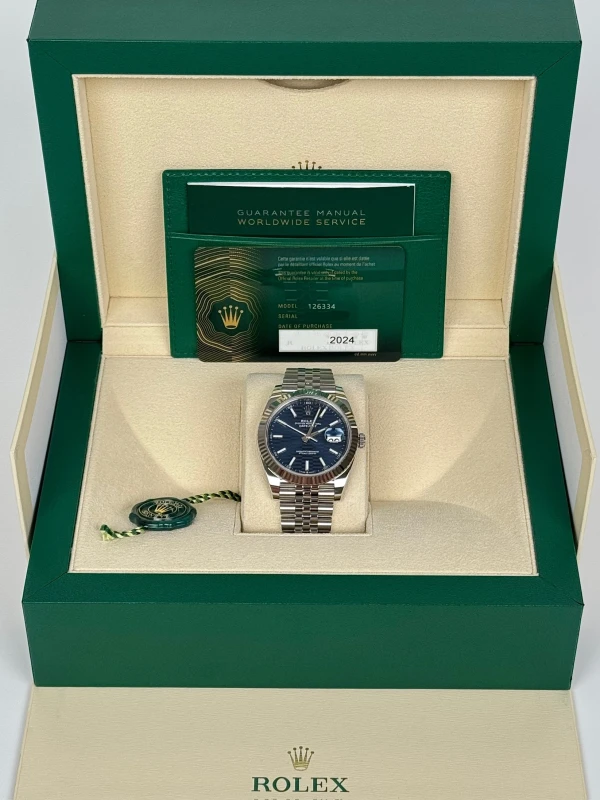 Rolex 41 mm, steel and white gold 126334-0032 5